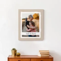 Kirkland's Home Personalized Beige Photo Upload Canvas Art Print- Wall Plaques
