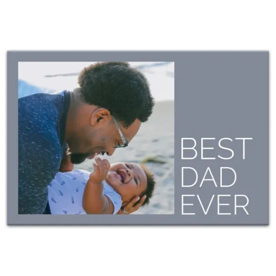 Kirkland's Home Personalized Best Dad Ever Canvas Art Print- Wall Quotes & Signs