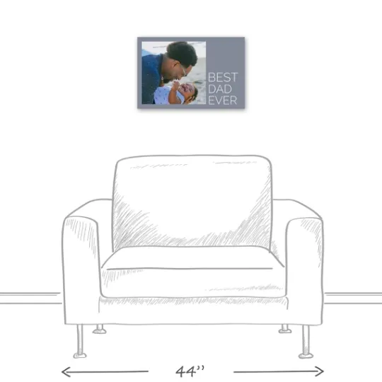 Kirkland's Home Personalized Best Dad Ever Canvas Art Print- Wall Quotes & Signs