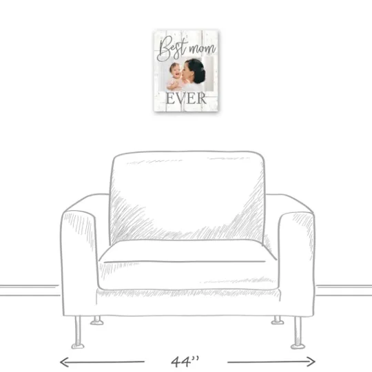 Kirkland's Home Personalized Best Mom Ever Canvas Wall Plaque- Wall Quotes & Signs