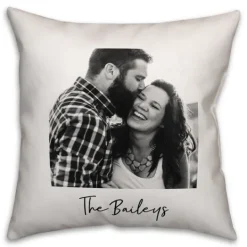 Kirkland's Home Personalized Black And White Pillow- Pillows