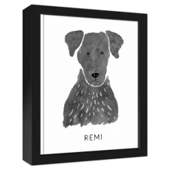 Kirkland's Home Personalized Black Labrador Canvas Wall Plaque- Wall Quotes & Signs