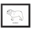 Kirkland's Home Personalized Bulldog Framed Wall Plaque- Wall Quotes & Signs