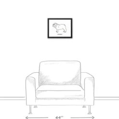 Kirkland's Home Personalized Bulldog Framed Wall Plaque- Wall Quotes & Signs