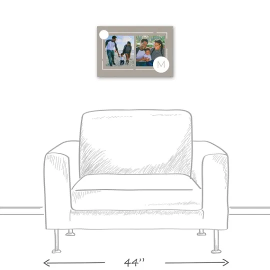 Kirkland's Home Personalized Charcoal Monogram Wall Plaque- Wall Quotes & Signs