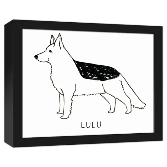 Kirkland's Home Personalized German Shepard Framed Wall Plaque- Wall Quotes & Signs