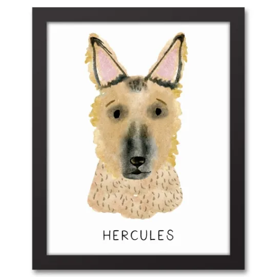 Kirkland's Home Personalized German Shepherd Canvas Wall Plaque- Wall Quotes & Signs