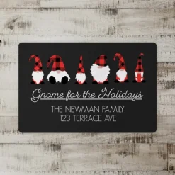 Kirkland's Home Personalized Gnome For The Holidays Floor Mat- Kitchen & Floor Mats