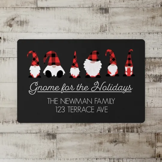 Kirkland's Home Personalized Gnome For The Holidays Floor Mat- Kitchen & Floor Mats