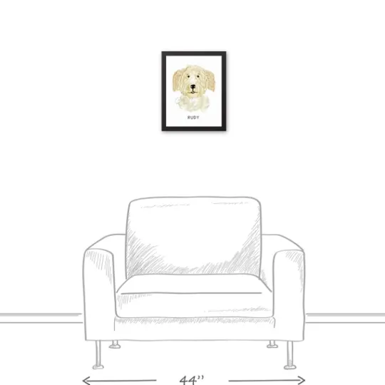Kirkland's Home Personalized Golden Doodle Canvas Wall Plaque- Wall Quotes & Signs