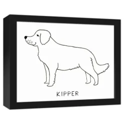 Kirkland's Home Personalized Golden Retriever Framed Wall Plaque- Wall Quotes & Signs