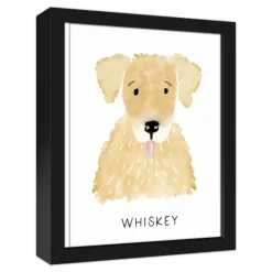 Kirkland's Home Personalized Golden Retriever Canvas Wall Plaque- Wall Quotes & Signs