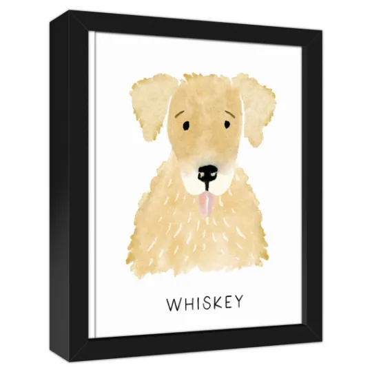 Kirkland's Home Personalized Golden Retriever Canvas Wall Plaque- Wall Quotes & Signs