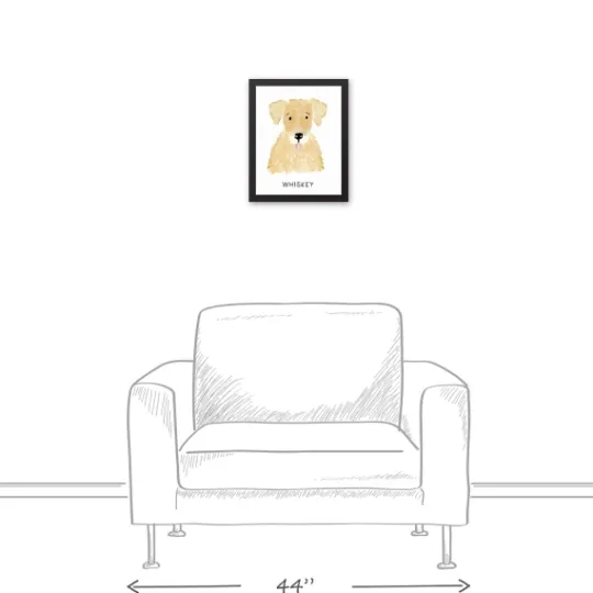 Kirkland's Home Personalized Golden Retriever Canvas Wall Plaque- Wall Quotes & Signs
