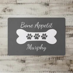 Kirkland's Home Personalized Gray Bone Apetit Kitchen Mat- Kitchen & Floor Mats