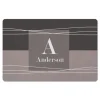 Kirkland's Home Personalized Gray Waters Monogram Floor Mat- Kitchen & Floor Mats