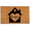 Kirkland's Home Personalized Heart Home Coir Doormat- Doormats