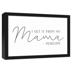 Kirkland's Home Personalized I Get It From My Mama Wall Plaque- Wall Quotes & Signs