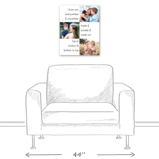 Kirkland's Home Personalized I Love You Everywhere Photo Print- Wall Quotes & Signs