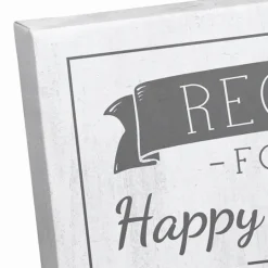Kirkland's Home Personalized Marriage Recipe Canvas Wall Plaque- Wall Quotes & Signs