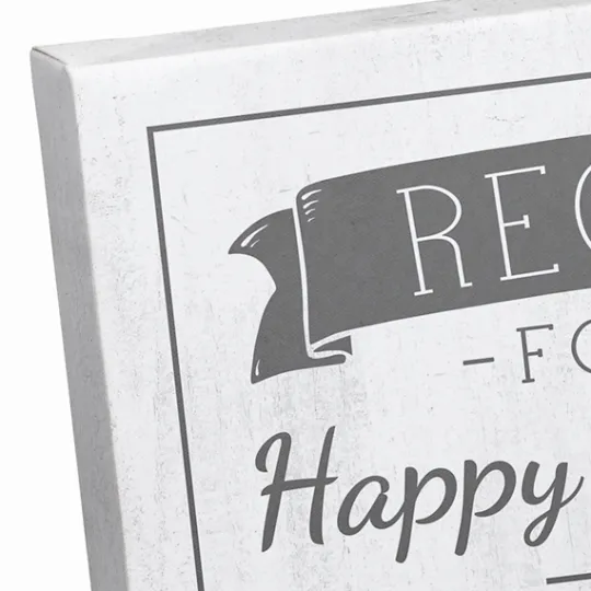 Kirkland's Home Personalized Marriage Recipe Canvas Wall Plaque- Wall Quotes & Signs