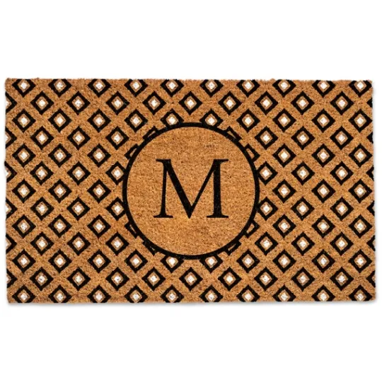Kirkland's Home Personalized Monogram Diamond Doormat- Doormats