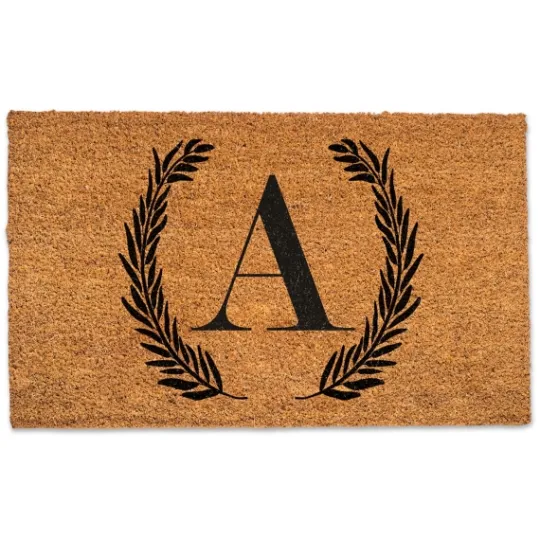 Kirkland's Home Personalized Monogram Laurel Doormat- Doormats