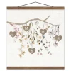 Kirkland's Home Personalized Monogram Tree Branch Teakwood Print- Wall Quotes & Signs