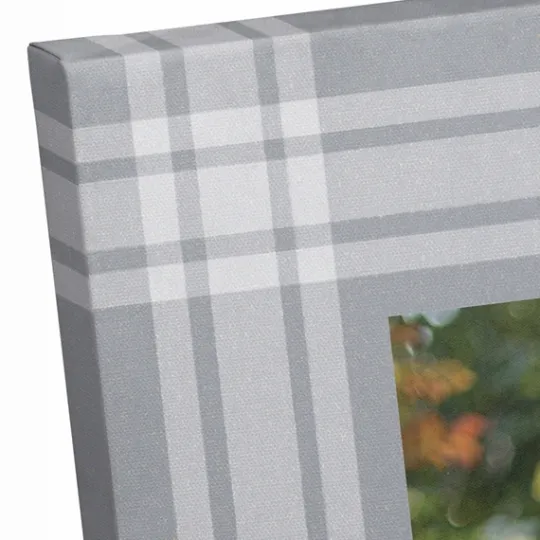 Kirkland's Home Personalized Plaid Photo Canvas Art Print- Wall Quotes & Signs