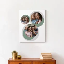 Kirkland's Home Personalized Sage Circle Photo Wall Plaque- Wall Quotes & Signs