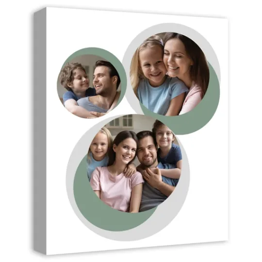 Kirkland's Home Personalized Sage Circle Photo Wall Plaque- Wall Quotes & Signs