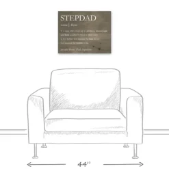 Kirkland's Home Personalized Stepdad Definition Canvas Wall Plaque- Wall Quotes & Signs