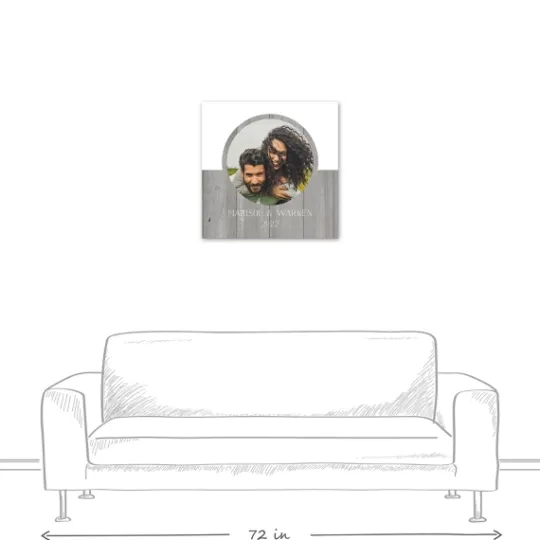 Kirkland's Home Personalized Two Tone Charcoal Plank Wall Plaque- Wall Quotes & Signs