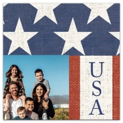 Kirkland's Home Personalized Usa Flag Canvas Art Print- Wall Quotes & Signs