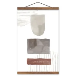 Kirkland's Home Personalized Watercolor Abstract Wall Plaque- Wall Quotes & Signs