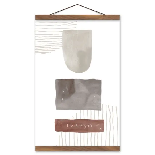 Kirkland's Home Personalized Watercolor Abstract Wall Plaque- Wall Quotes & Signs