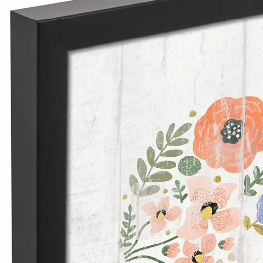Kirkland's Home Personalized We Love You Floral Framed Art Print- Wall Quotes & Signs