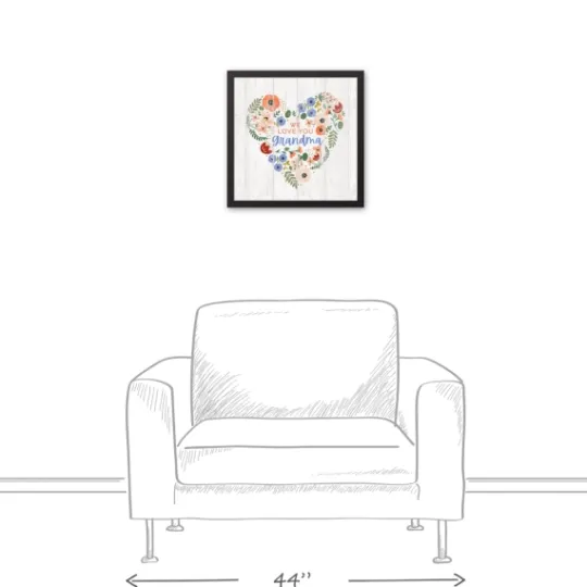Kirkland's Home Personalized We Love You Floral Framed Art Print- Wall Quotes & Signs