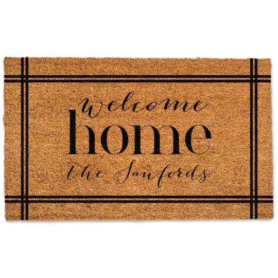 Kirkland's Home Personalized Welcome Home Doormat- Doormats