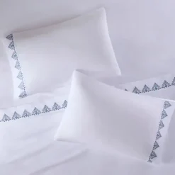 Kirkland's Home Petal Blossom Hem Microfiber 4-Pc. Queen Sheet Set- Bed Sheets