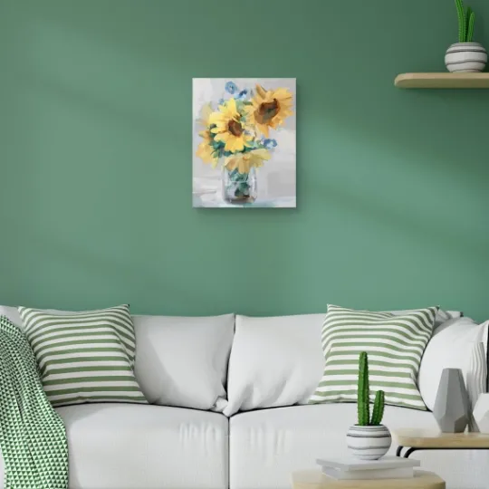 Kirkland's Home Petite Fleurs Sunflower Ii Canvas Art Print, 16X20- Canvas Art