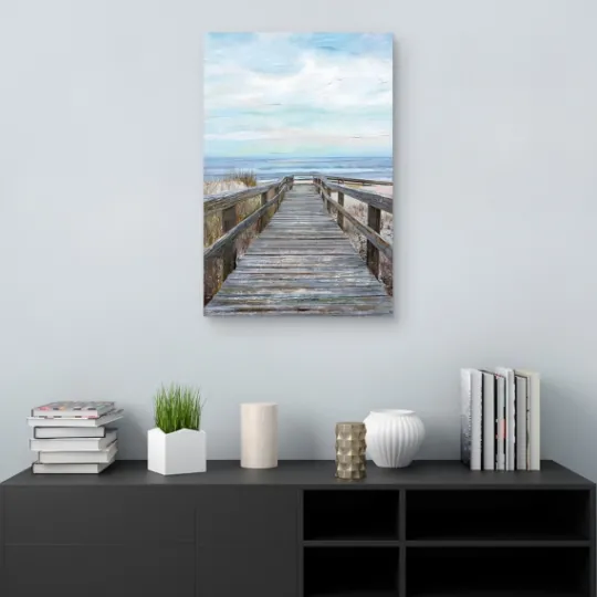 Kirkland's Home Pier Pressure Canvas Art Print- Canvas Art