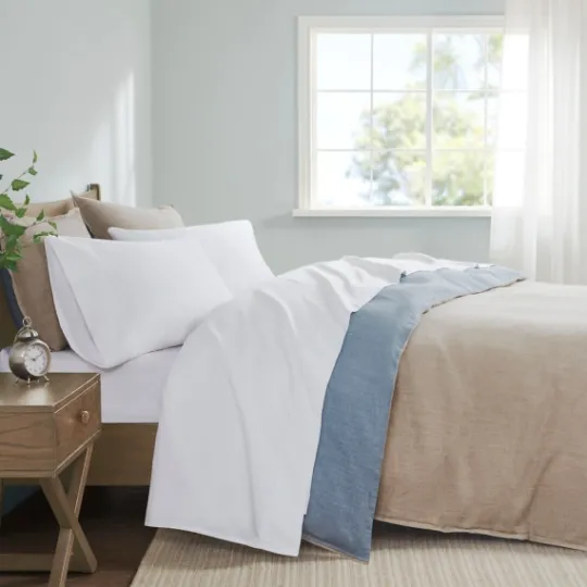 Kirkland's Home Pima Cotton Sateen 4-Pc. King Sheet Set- Bed Sheets