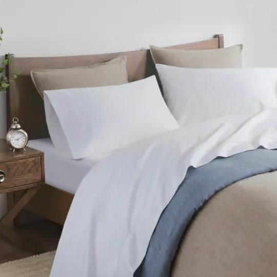 Kirkland's Home Pima Cotton Sateen 4-Pc. King Sheet Set- Bed Sheets