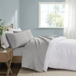 Kirkland's Home Pima Cotton Sateen 4-Pc. King Sheet Set- Bed Sheets