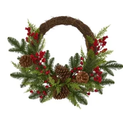 Kirkland's Home Pine And Cedar Christmas Wreath- Wreaths