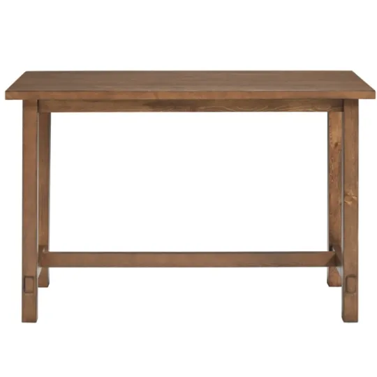 Kirkland's Home Pine Distressed Wooden Desk- Office Furniture