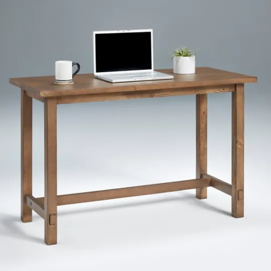 Kirkland's Home Pine Distressed Wooden Desk- Office Furniture