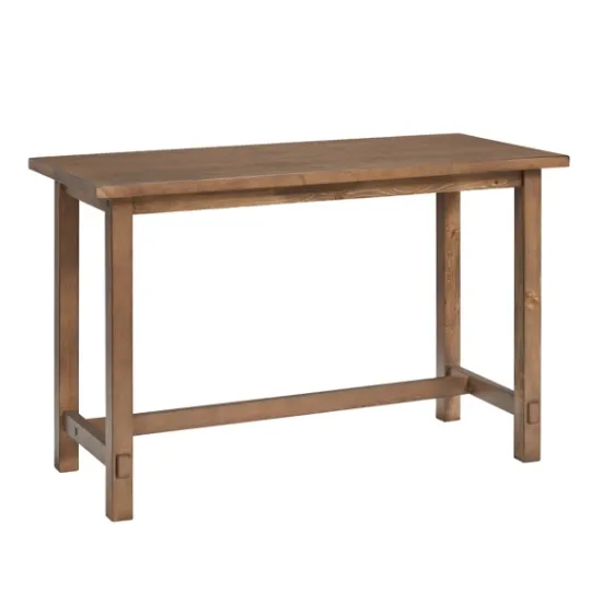 Kirkland's Home Pine Distressed Wooden Desk- Office Furniture