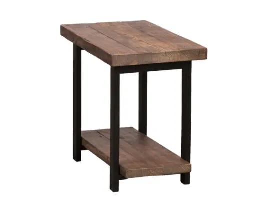 Kirkland's Home Pine Wood And Metal Accent Table- Accent & End Tables